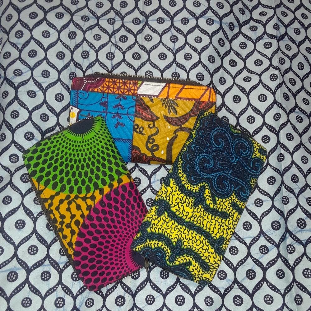 NEW- 3 Handmade Wallets ( Size-4 1/2 ×8 in) - Picture 5 of 8